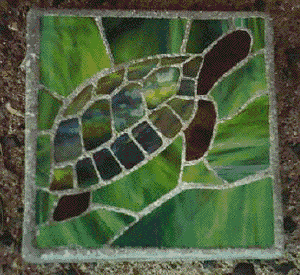 Turtle square tile